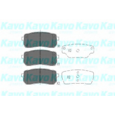 KBP-3026 KAVO PARTS Комплект тормозных колодок, дисковый тормоз