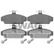 22 11 6202 SWAG Комплект тормозных колодок, дисковый тормоз
