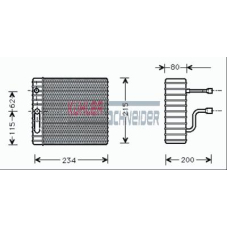 8714601 KUHLER SCHNEIDER Испаритель, кондиционер
