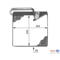 8FV 351 211-241 HELLA Испаритель, кондиционер