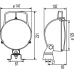 1G3 996 001-391 HELLA Фара рабочего освещения