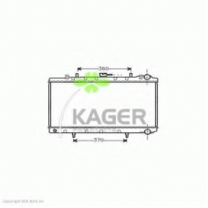 31-3316 KAGER Радиатор, охлаждение двигателя