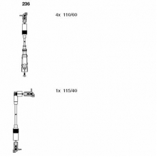 236 BREMI Комплект проводов зажигания