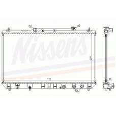 64699A NISSENS Радиатор, охлаждение двигателя