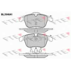 BL2046A1 FTE Комплект тормозных колодок, дисковый тормоз