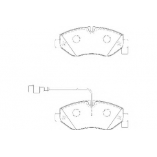 WBP29230A WAGNER LOCKHEED Комплект тормозных колодок, дисковый тормоз