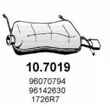 10.7019 ASSO Глушитель выхлопных газов конечный