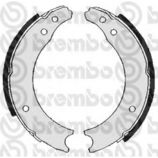 S 68 502 BREMBO Комплект тормозных колодок