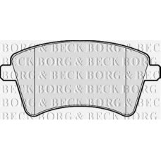 BBP2152 BORG & BECK Комплект тормозных колодок, дисковый тормоз