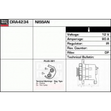 DRA4234 DELCO REMY Генератор