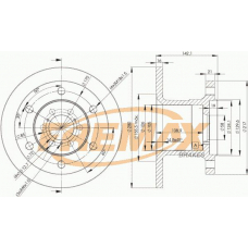 BD-4182 FREMAX Тормозной диск