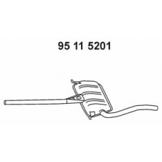 95 11 5201 EBERSPACHER Средний глушитель выхлопных газов