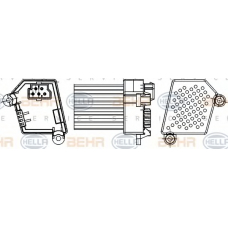 5HL 351 311-521 HELLA Регулятор, вентилятор салона