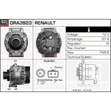 DRA3923 DELCO REMY Генератор