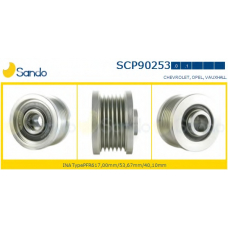 SCP90253.0 SANDO Ременный шкив, генератор