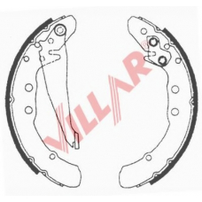 629.0504 VILLAR Комплект тормозных колодок