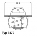 3470.89D50 WAHLER Термостат, охлаждающая жидкость