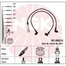 0941 NGK Комплект проводов зажигания
