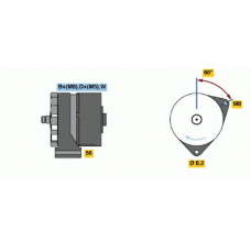 0 120 469 933 BOSCH Генератор