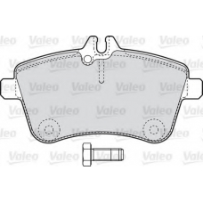 598795 VALEO Комплект тормозных колодок, дисковый тормоз