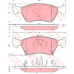 GDB3163 TRW Комплект тормозных колодок, дисковый тормоз