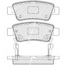 FP8193 FIT Комплект тормозных колодок, дисковый тормоз