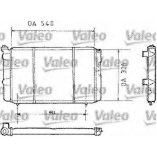 730002 VALEO Радиатор, охлаждение двигателя