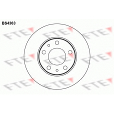 BS4363 FTE Тормозной диск