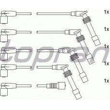 205 105 TOPRAN Комплект проводов зажигания