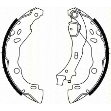 8100 10009 TRISCAN Комплект тормозных колодок