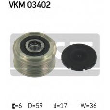 VKM 03402 SKF Механизм свободного хода генератора