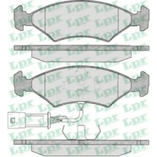 05P327 LPR Комплект тормозных колодок, дисковый тормоз