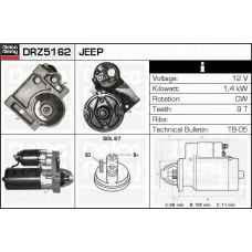 DRZ5162 DELCO REMY Стартер