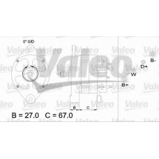 436652 VALEO Генератор