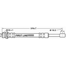 FBH7057 FIRST LINE Тормозной шланг