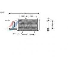 AI2066 AVA Радиатор, охлаждение двигателя