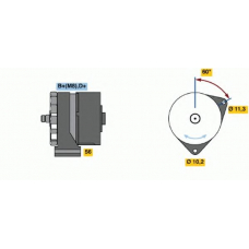 0 120 468 045 BOSCH Генератор