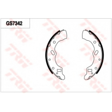 GS7342 TRW Комплект тормозных колодок