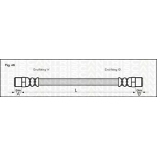 8150 29212 TRISCAN Тормозной шланг