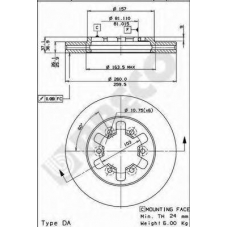 BS 7988 BRECO Тормозной диск