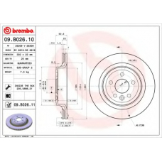 09.B026.10 BREMBO Тормозной диск