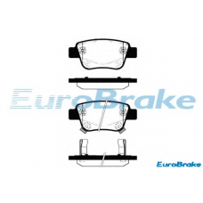 5501224563 EUROBRAKE Комплект тормозных колодок, дисковый тормоз