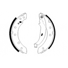 8DB 355 001-571 HELLA Комплект тормозных колодок