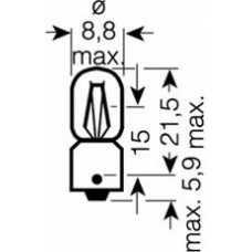3930 OSRAM Лампа накаливания, фонарь указателя поворота; ламп