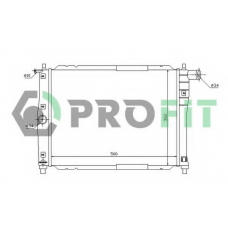 PR 1106A2 PROFIT Радиатор, охлаждение двигателя