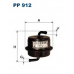 PP912 FILTRON Топливный фильтр