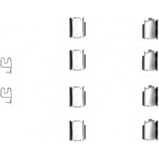 82060200 TEXTAR Комплектующие, колодки дискового тормоза