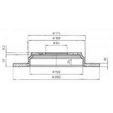 BDC4853 QUINTON HAZELL Тормозной диск