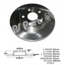 IBT-1277 IPS Parts Тормозной диск