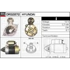 DRS2872 DELCO REMY Стартер